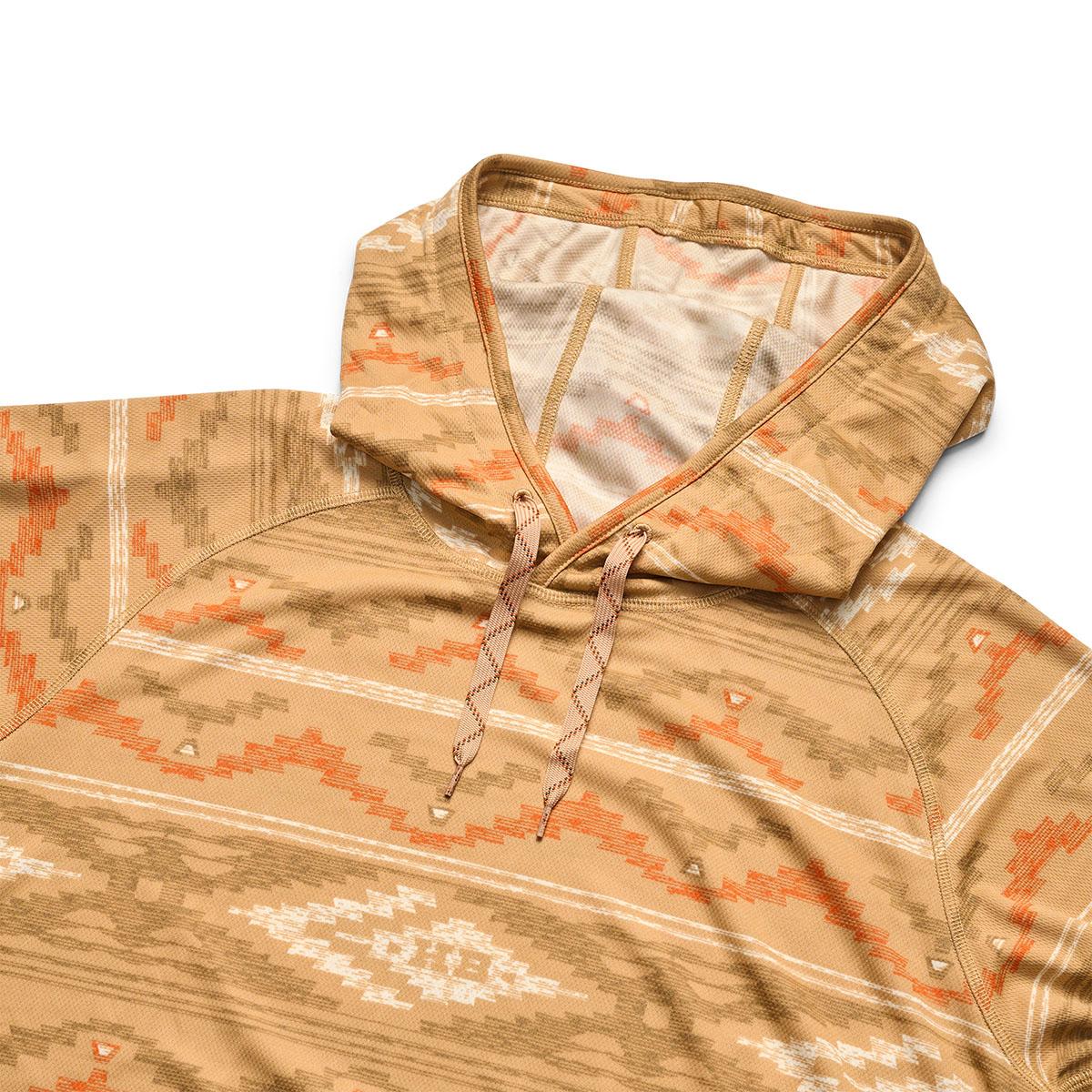 Howler Brothers Loggerhead Hoodie Men's in Terranova Toltec Tan